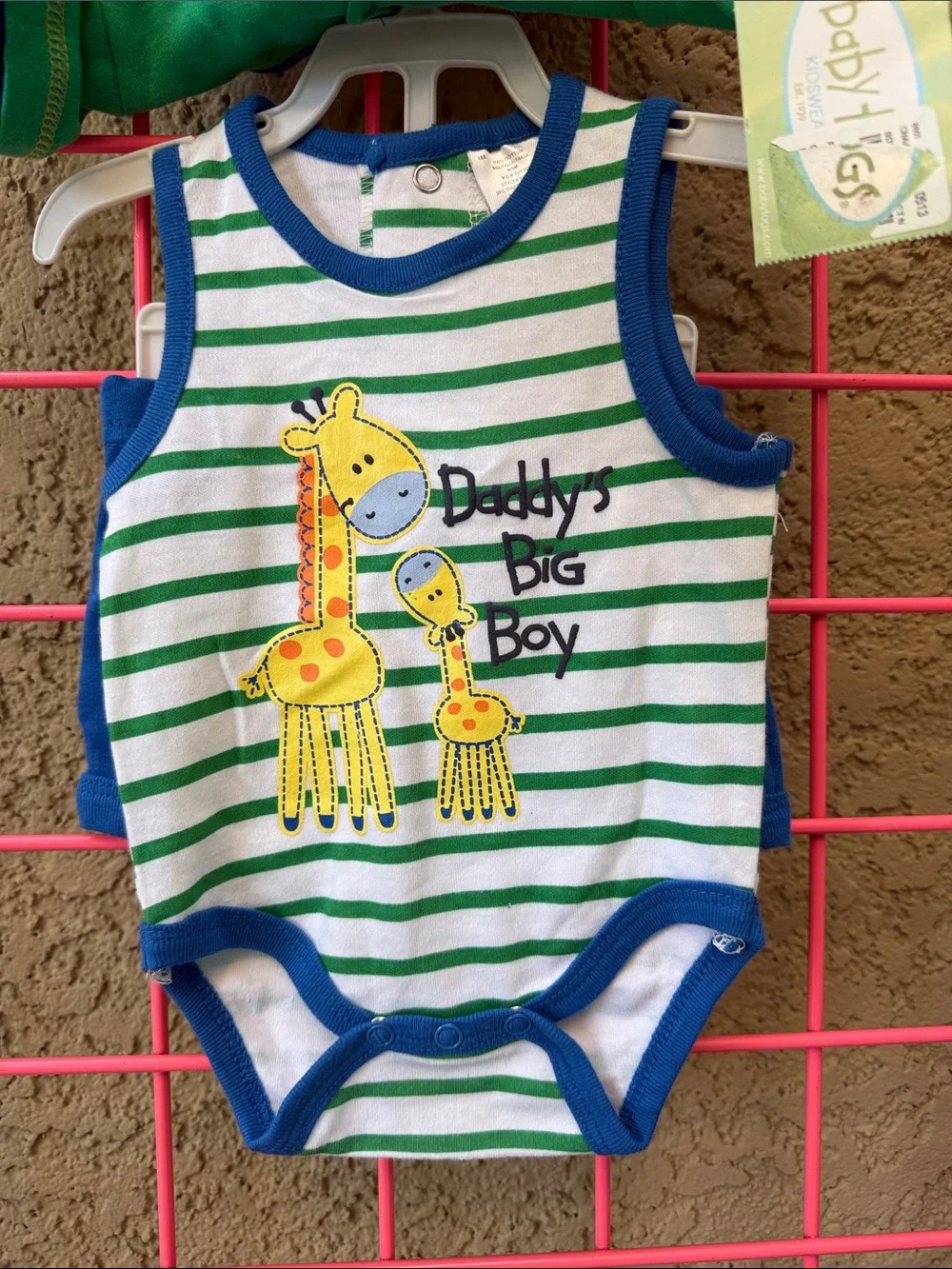 New Vintage multicolored Baby Togs cotton 3pc set